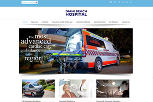Hospital website design in Mombasa